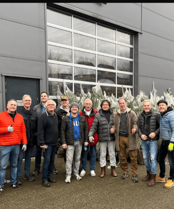 We gaan beginnen met het uitrijden van de vele Nordmann kerstbomen